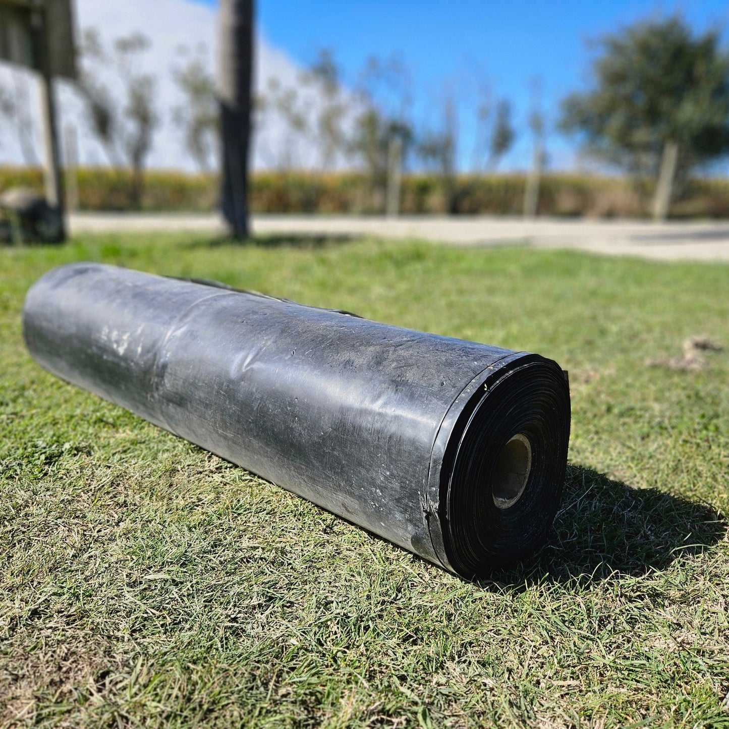 Polythene Black 250 Micron 4m x 50m Roll