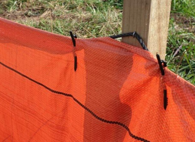 Silt Fence Orange 1m x 50m Roll